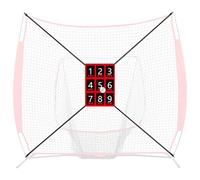 Baseball Pitching Net with Strike Zone - Softball Target Training Outil de test de frappe et de tangage - Zone d'attaque réglable Net pour l'exactitude et le développement des compétences