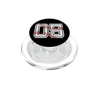 Baseball Player #05 Jersey Back No 05 Sports Pit Ball PopSockets PopGrip pour MagSafe