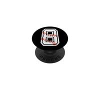 Baseball Player #8 Jersey Back No 8 Sports Pit Ball PopSockets PopGrip Adhésif