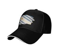 Baseball pour Homme Et Femme Argentine Drapeau National Casquette De Baseball Casquette De Baseballs Polyester De Sport Décontractée Style Polo Classique