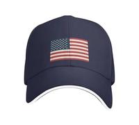 Baseball pour Homme Et Femme, Casquette De Baseball avec USA Drapeau, Casquette De Baseballs,Polyester De Sport, Décontractée, Style Polo Classique