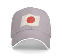 Baseball pour Homme Et Femme Japon Drapeau National Casquette De Baseball Casquette De Baseballs Polyester De Sport Décontractée Style Polo Classique