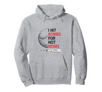 Baseball rétro drôle avec I Hit Bombs pour Mamans Sexy Sweat à Capuche