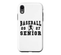 Baseball Senior Night Baseball Senior 2027 Graduation 55 Coque pour iPhone XR