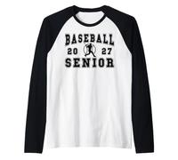 Baseball Senior Night Baseball Senior 2027 Graduation 55 Manche Raglan