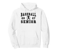 Baseball Senior Night Baseball Senior 2027 Graduation 55 Sweat à Capuche