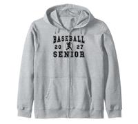 Baseball Senior Night Baseball Senior 2027 Graduation 55 Sweat à Capuche