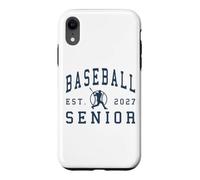 Baseball Senior Night Baseball Senior 2027 Graduation 64 Coque pour iPhone XR