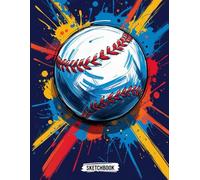 Baseball Sketchbook: Creative Baseball Themed Art Notebook, Blank Drawing & Sketch Pages for Baseball Fans, Kids, Teens, and Adults - Sports Art Sketch Pad.