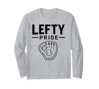 Baseball Softball gaucher fière Femme Homme rétro Manche Longue