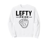 Baseball Softball gaucher fière Femme Homme rétro Sweatshirt