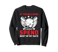 Baseball Softball Mom Ballpark Sweatshirt