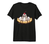Baseball Split Banana Funny Baseball Player Dessert Humour T-Shirt Haut de Gamme