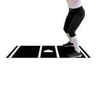Baseball Tapis de frappe Tapis d'entraînement antidérapant pour gazon | 134,6 x 30 x 0,5 cm Tapis de frappe pour baseball pour arrière-cour intérieure et extérieure Maison Gym Sport Swing