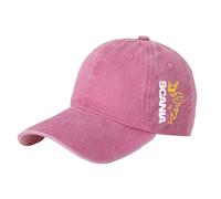Baseball Tendance Vintage Sc.an.ia,de Cheval Vintage Chapeau,sports De Plein Air, Randonnée, Excursion, Visière(Pink)