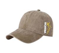 Baseball Tendance Vintage Sc.an.ia,de Cheval Vintage Chapeau,sports De Plein Air, Randonnée, Excursion, Visière(Khaki)