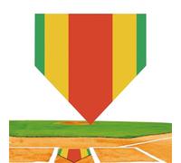 Baseball Training Home Plate, Pitching & Hitting Non-Slip Mat 15.75x23.62 inches, Weatherproof, High Visibility, Softball Fun Accessories, for Players, Batters, Beginners, Coaches
