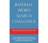Baseball Word Search Challenge: Fun & Engaging Sports-Themed Puzzles for Teens, Adults, and Seniors | Large Print Word Finds for Baseball Lovers