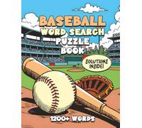 Baseball Word Search Puzzle Book: 102 Baseball Word Search Puzzles for Kids & Adults | Word Search Games to Practice Focus and Memory Skills, and Improve Baseball Knowledge