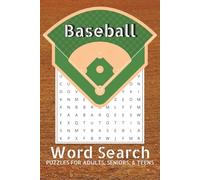 Baseball Word Search Puzzle Book: 50+ Word Search Puzzles With Sports & Baseball Terms | 6X9 Inches | Adults, Seniors, and Teens | Great for Relaxing, Vacations, and Free Time