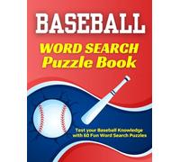BaseBall Word Search puzzle Book: 60 Fun Baseball Word Search Puzzles with Solutions | Players, Teams, History, and Trivia for Adults, Teens, and Seniors”