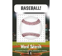 Baseball Word Search Puzzle Book: Word Searches with Easy to Read Print about Baseball, Ball Parks, Ball Games, and More | 6x9 inches, 110 pages | 50+ ... Gift for Vacations, Holidays and Free Times