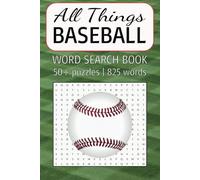 Baseball Word Search Puzzle Book: Word Searches with Easy to Read Print about Baseball, Baseball Cards, Baseball Bags, and More | 6x9 inches, 110 pages | 50+ Puzzles