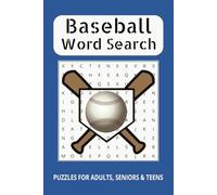 Baseball Word Search Puzzle Book: Word Searches with Easy to Read Print About Baseball, Baseball plays, baseball teams and more I 6x9 inches, 110 ... ... Gift for vacation, holidays and free time