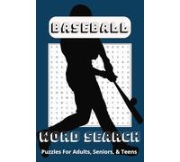 Baseball Word Search Puzzle Book: Word Searches with Easy to Read Print about Baseball, Baseball Terms, Baseball Strategies, and More | 6x9 inches, ... Gift for Vacations, Holidays, and Free Times