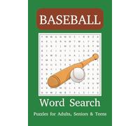 Baseball Word Search Puzzle Book: Word Searches with Easy to Read Print about Baseball, Baseball terms and Famous Baseball Players 6x9 inches, 110 ... Gift for Vacations, Holidays and Free Times
