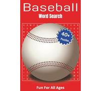 Baseball Word Search Puzzle Book: Word Searches with Easy to Read Print about Baseball, Bats, Balls, and More | 6x9 inches, 42 pages | 40+ Puzzles…Gift for Vacations, Holidays and Leisure Time