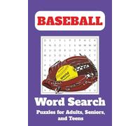 Baseball Word Search Puzzle Book: Words Searches with Easy to Read Print about Baseball, Ball Games , Positions and More | 6x9 inches, 110 pages | 50+ ... Gift for Vacations, Holidays, Free Time
