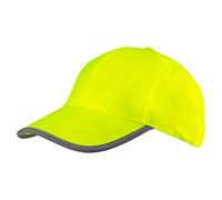 Basecap Cappy Casquette de sécurité Professionnelle Jaune Orange, Jaune