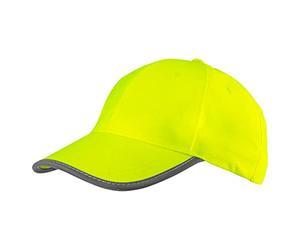 Basecap Cappy Casquette de sécurité Professionnelle Jaune Orange, Jaune