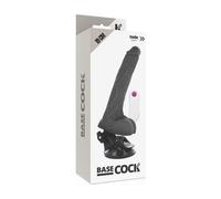 Basecock Vibrateur réaliste télécommandé Noir 19cm 1pc