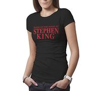 Based on The Novel by Stephen King T-Shirt Femme Noir Size L