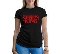 Based on The Novel by Stephen King T-Shirt Femme Noir Size S