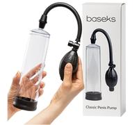 Baseks Classis Pompe à Penis - Penis Pump Manuelle pour Érection Puissante - Agrandisseur de Pénis avec Fonction Quick Release - Pompe a Vide - Pump Penisse Homme XXL - Extenseur de Pénis Masculin
