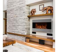 Basel Cheminée électrique 2000W Ventilateur chaud LED Télécommande