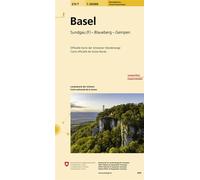 Basel pedestre Échelle 1 : 50 000, Sundgau(f), Blaueberg, Gempen - Collectif - Office Federal De Topographie Suisse - broché - Atlas / carte