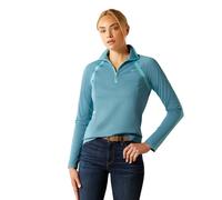Baselayer 1/4 zip femme Ariat Sunstopper 3.0 Bleu S