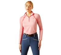 Baselayer 1/4 zip femme Ariat Sunstopper 3.0 Rose 2XL