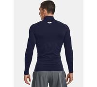Under Armour T-shirt ColdGear® col montant manches longues coupe ajustée Bleu S Regular Homme