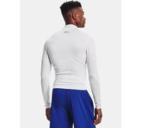 Baselayer À Col Montant Et Manches Longues Heatgear® Pour Homme Blanc / Noir Xs