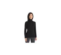 Baselayer femme icebreaker 1 2 zip merino 260 tech noir