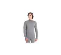 Baselayer icebreaker 1 2 zip merino 200 oasis gris