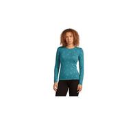 Baselayer icebreaker merino 200 oasis snow day vert femme
