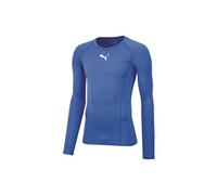 PUMA Liga Baselayer Tee Ls T-Shirt Homme (Lot de 1), Bleu, UK S(44/46 EU)