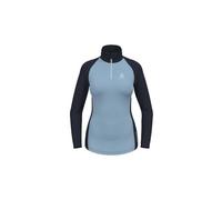 Baselayer odlo 1 2 zip performance wool 150 bleu femme
