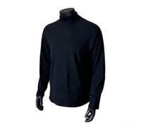 Baselayer thermique à manches longues pour homme Noir | Couche intérieure chaude, couleur unie, pour les jours froids, mode homme, essentiel pour l'hiver